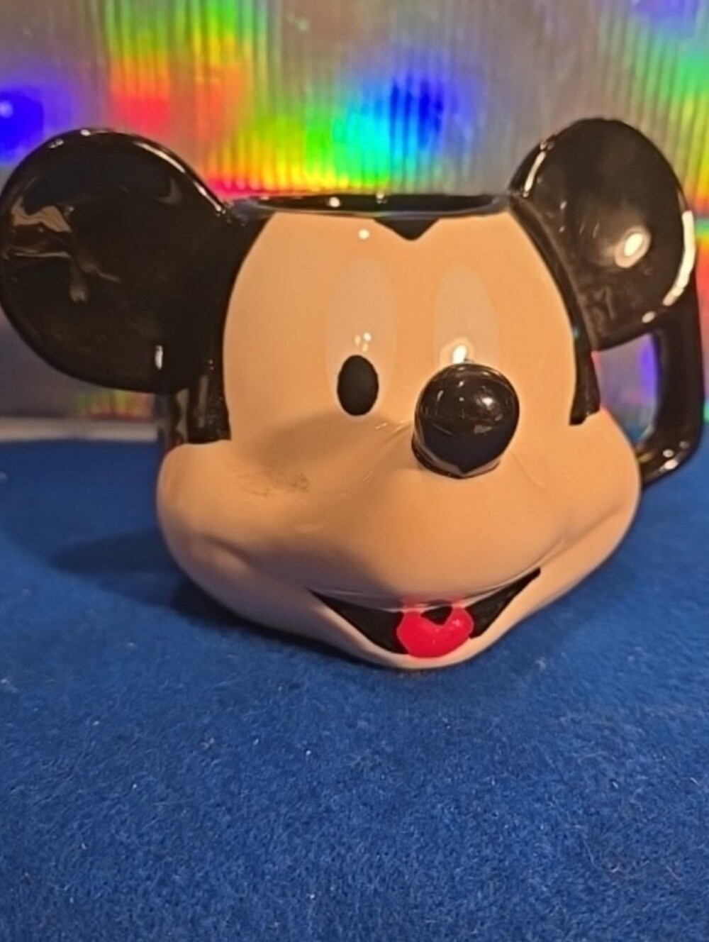 071426 Walt Disney Mickey Mouse Head Coffee Mug Tea Cup Figural 3D Vintage New W